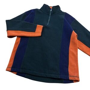 Vintage 10000Ft Above Sea Level Colorblock Fleece Quarter Zip Pullover Boy 15/16